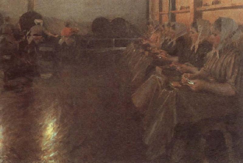 Anders Zorn In a Brewery oil painting image